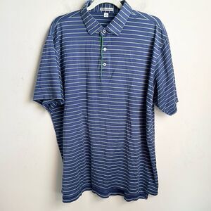 Peter Millar Striped Men’s Polo Golf Shirt XL